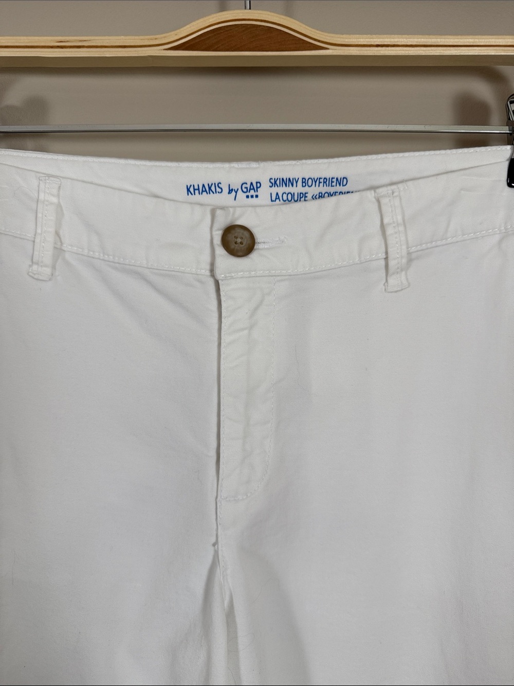 GAP White Skinny Boyfriend Chinos - Picture 2 of 5